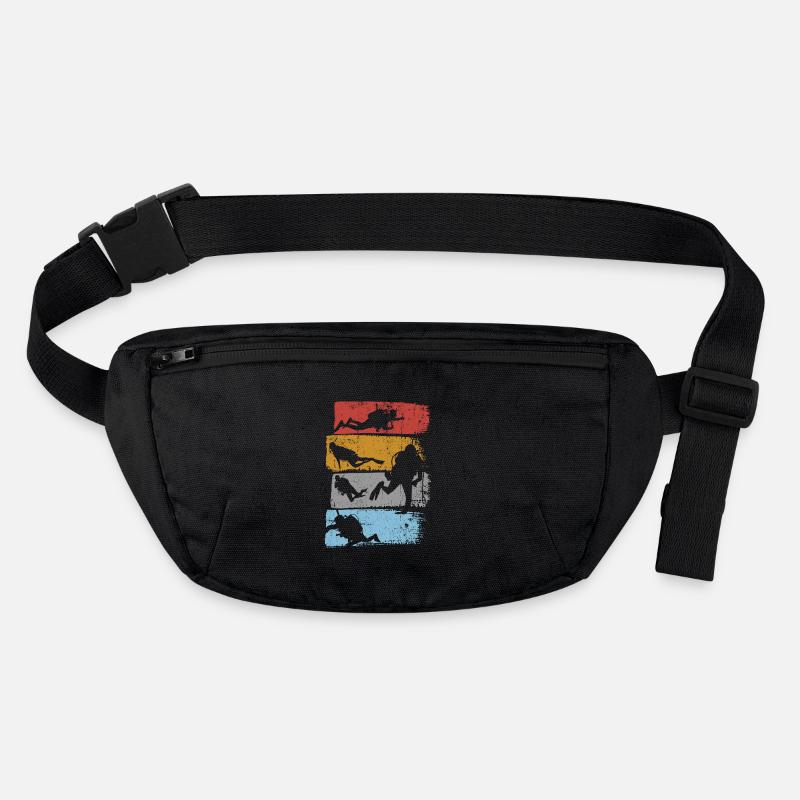 Bandes de silhouette aquatique Sac banane recyclé Stanley/Stella
