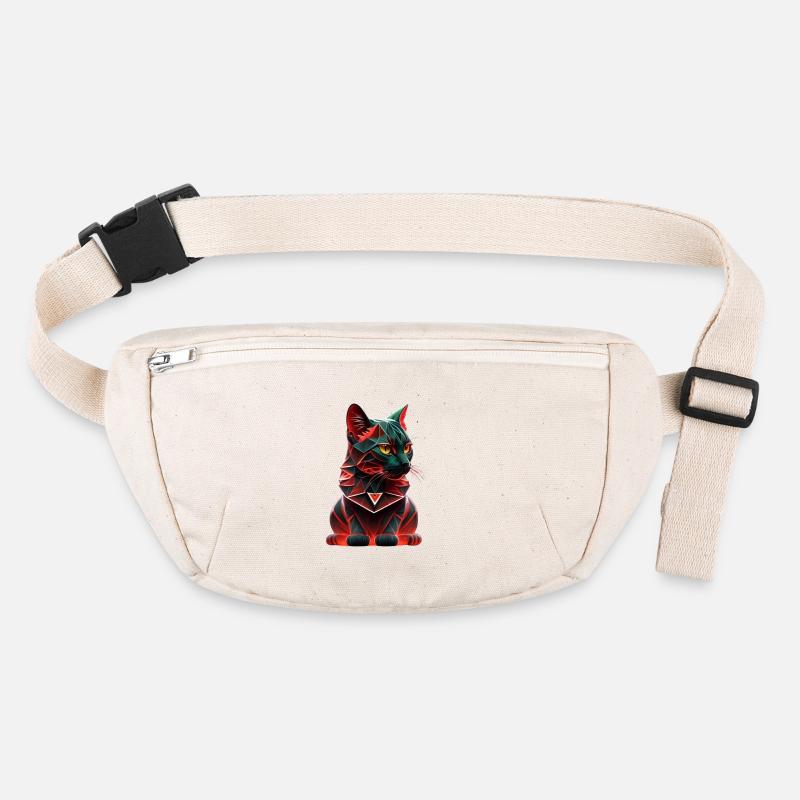 Chat géométrique Sac banane recyclé Stanley/Stella
