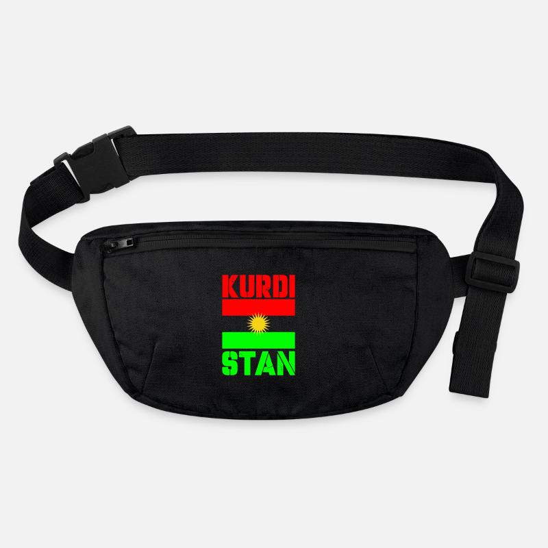 Drapeau du Kurdistan Sac banane recyclé Stanley/Stella
