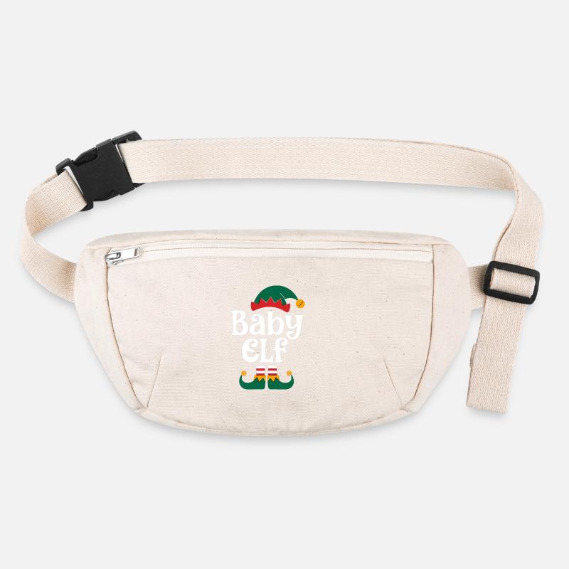 BABY ELF LUSTIGER PASSENDER WEIHNACHTSPYJAMA Stanley/Stella recycelte Gürteltasche