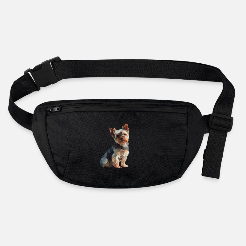 Yorkie Low Poly Art – stylisch & modern Stanley/Stella recycelte Gürteltasche