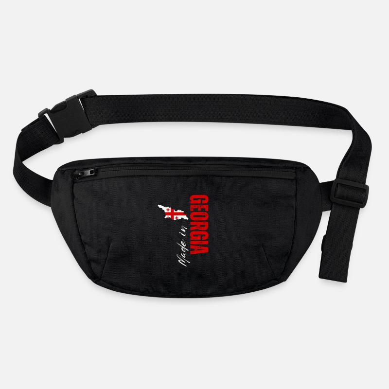 Made in Georgia, vertical design Stanley/Stella recycled Hip Bag 