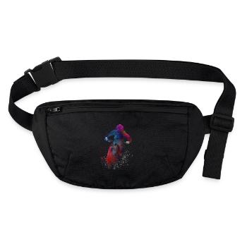Art du sport automobile #motor #sport - Sac banane recyclé Stanley/Stella - noir - Devant