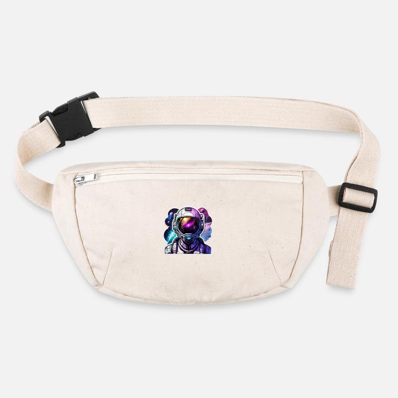 Astronaut & Galaxy Helmet Stanley/Stella recycled Hip Bag 