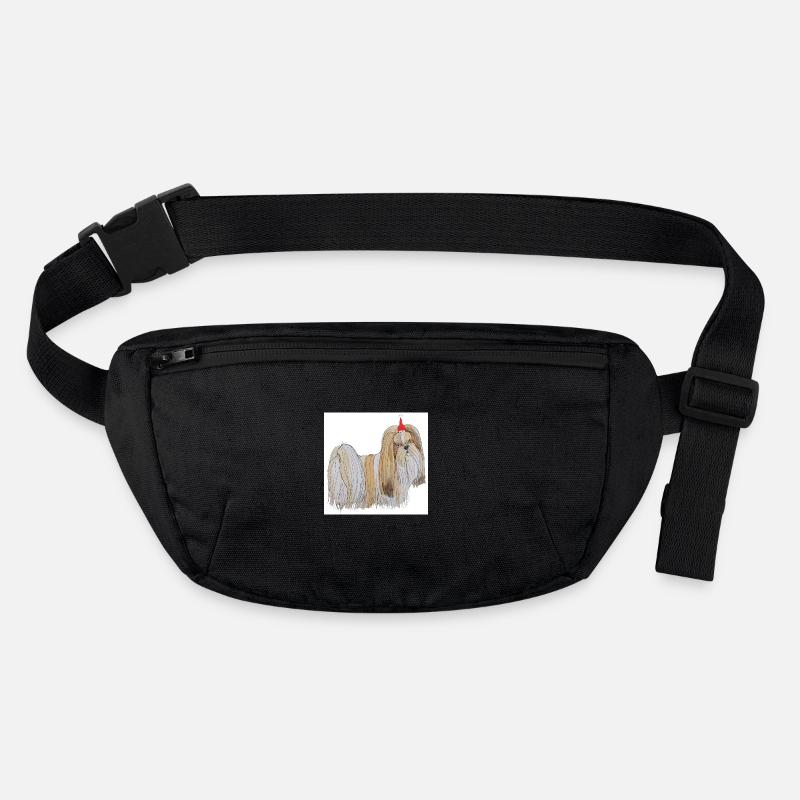 Lhasa Apso christmas sticker Stanley/Stella recycled Hip Bag 