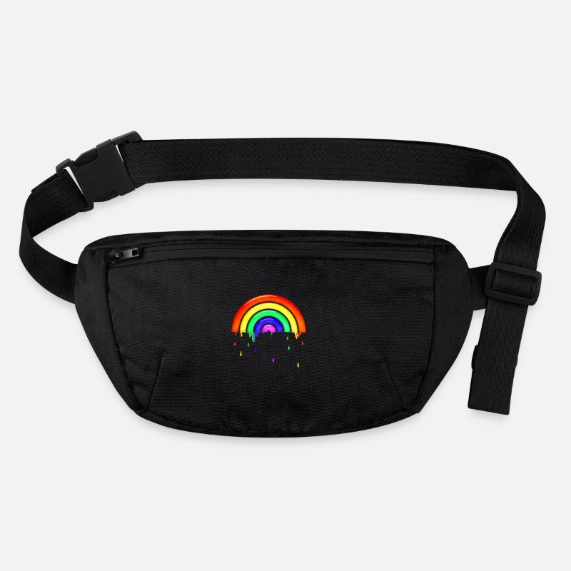 Glass retro rainbow Stanley/Stella recycled Hip Bag 