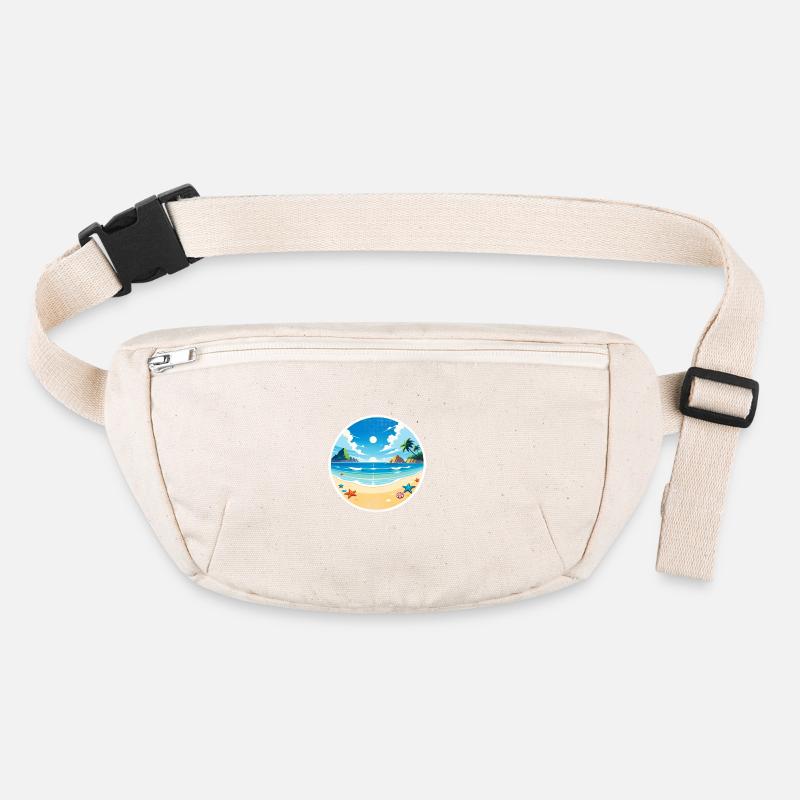 Beach Holidays Sun Sea Stanley/Stella recycled Hip Bag 