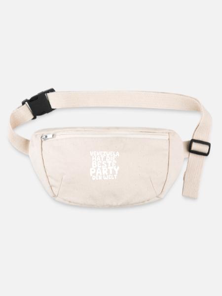 Venezuela as a holiday destination - Stanley/Stella recycled Hip Bag  - natural - Front