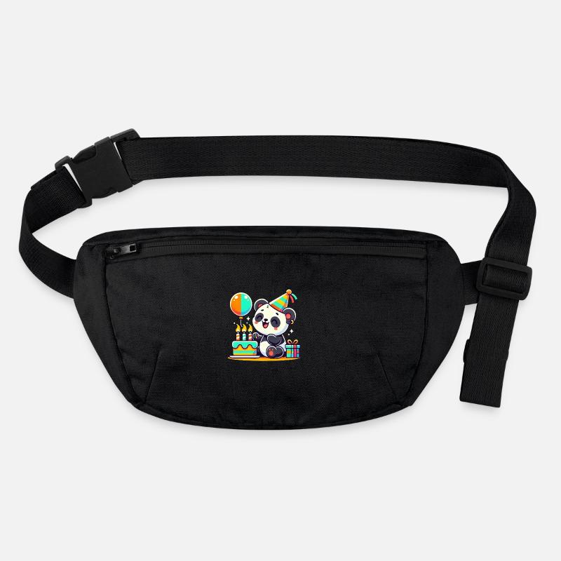 Panda Kid Celebrating Birthday Stanley/Stella recycelte Gürteltasche