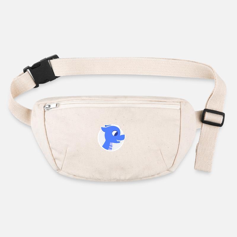 Cute Blue Cozy Dragon Stanley/Stella recycled Hip Bag 