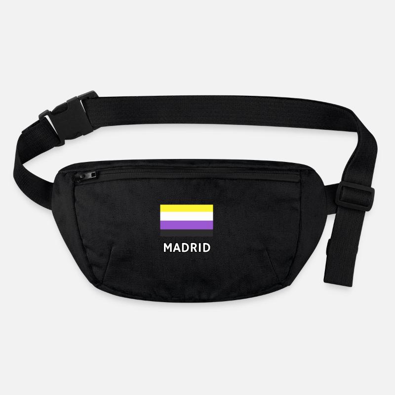 Nicht-binäre Pride Flagge Madrid Stanley/Stella recycelte Gürteltasche