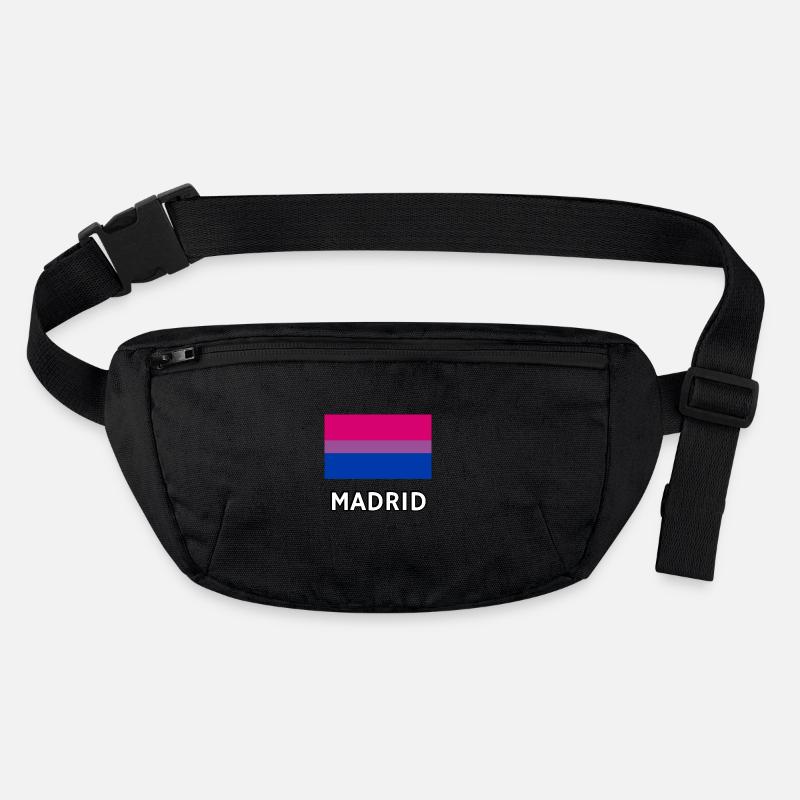 Bi Pride Flagge Madrid Stanley/Stella recycelte Gürteltasche