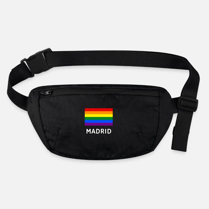 Pride Flagge Madrid Stanley/Stella recycelte Gürteltasche