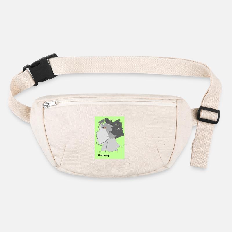 Map of Germany with gradient and flags Stanley/Stella recycled Hip Bag 