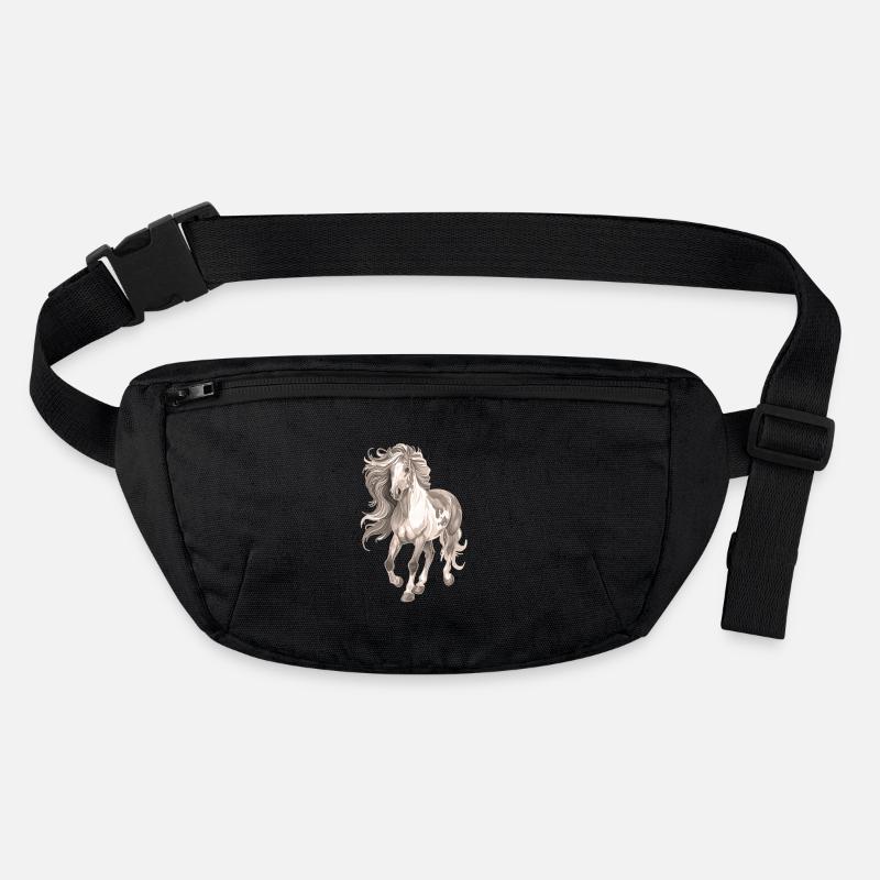 Motif cheval crinière longue Sac banane recyclé Stanley/Stella