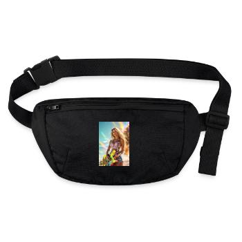 Luna Sunshine - Stanley/Stella recycelte Gürteltasche - Schwarz - Vorne