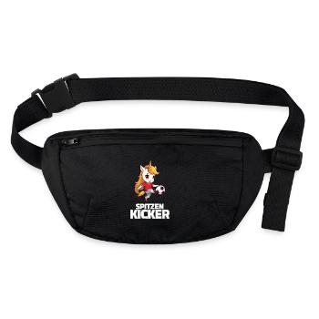 Football Unicorn Saying - Lace Kicker - Stanley/Stella recycled Hip Bag  - black - Front