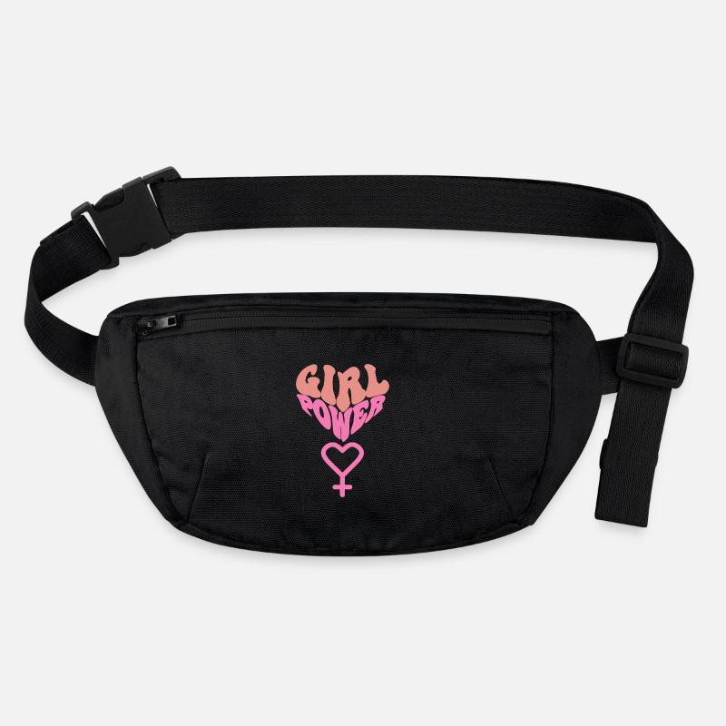 GIRL POWER – CŒUR DE FORCE ! ♀ SŒURS FILLES Sac banane recyclé Stanley/Stella