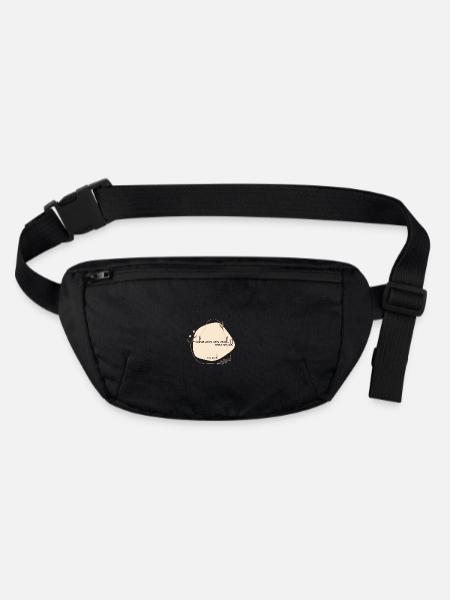 schauen wir mal was wird - was wird - Stanley/Stella recycelte Gürteltasche - Schwarz - Vorne