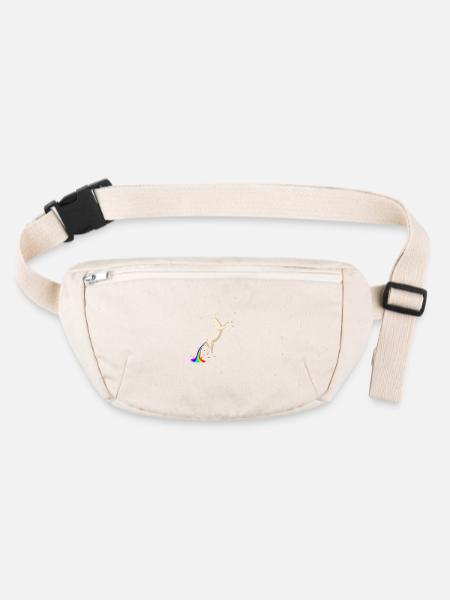 Science Behind Rainbows - Stanley/Stella recycled Hip Bag  - natural - Front