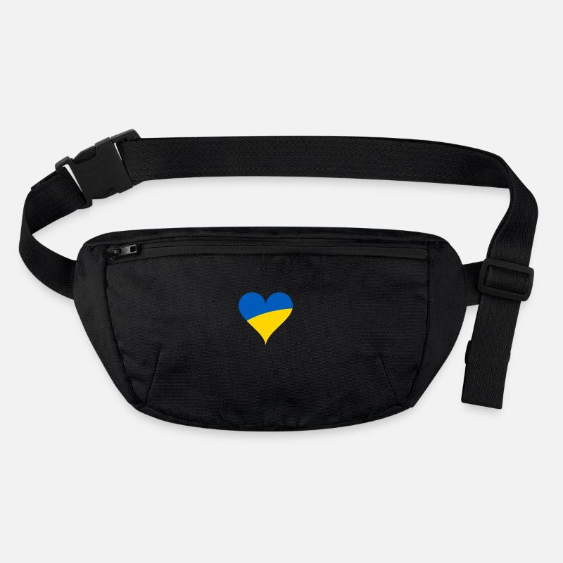Ukraine - Stanley/Stella recycled Hip Bag - black