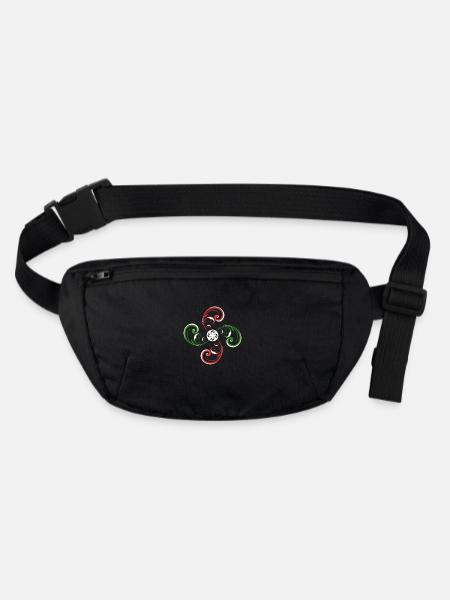 Croix Basque - Sac banane recyclé Stanley/Stella - noir - Devant