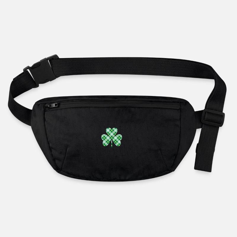 Trèfle de tartan irlandais de St Patrick Sac banane recyclé Stanley/Stella