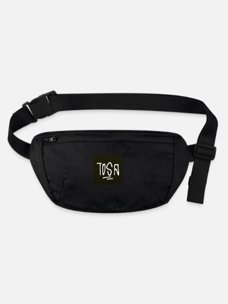 Tosa Logo - Stanley/Stella recycelte Gürteltasche - Schwarz - Vorne