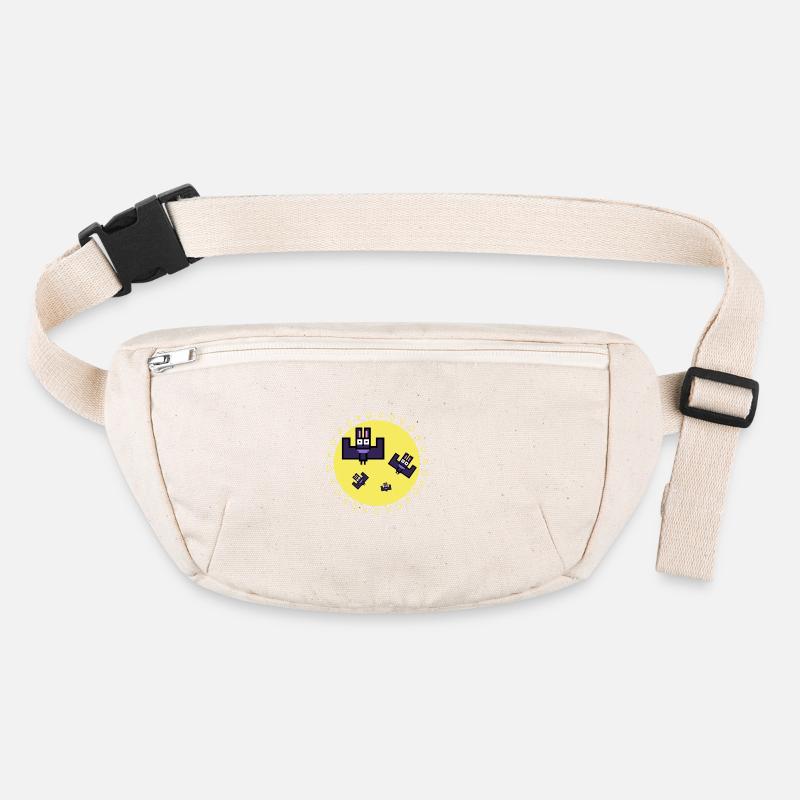 Bats with Moon Stanley/Stella recycled Hip Bag 