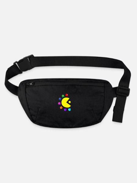 Noix de - Sac banane recyclé Stanley/Stella - noir - Devant
