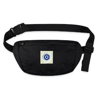 Protective eye fun fun fun - Stanley/Stella recycled Hip Bag  - black - Front