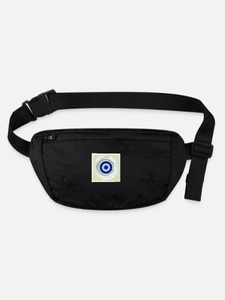Protective eye fun fun fun - Stanley/Stella recycled Hip Bag  - black - Front