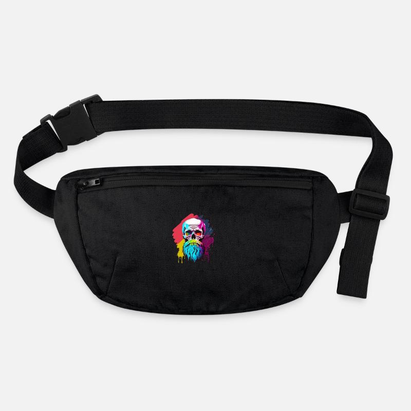 Skull hipster couleur Sac banane recyclé Stanley/Stella