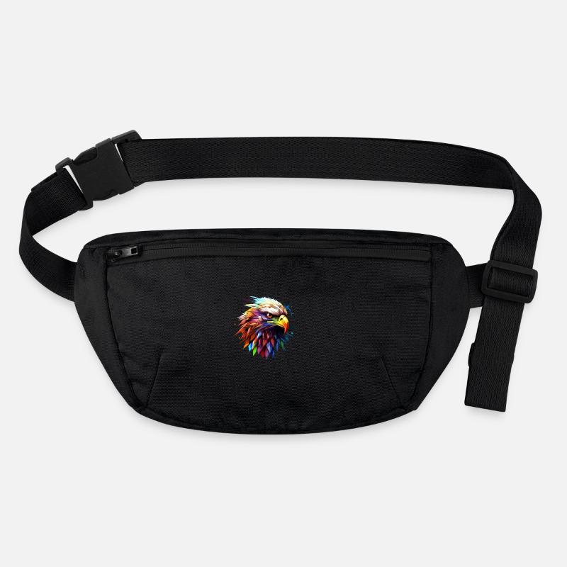 Bunter Adlerkopf Stanley/Stella recycelte Gürteltasche