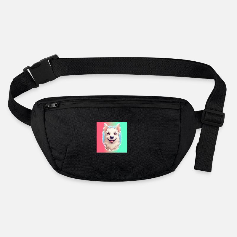 Caricature de chien 10 Sac banane recyclé Stanley/Stella