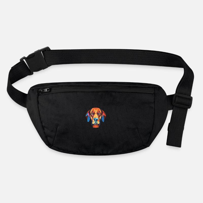 Berger Du Languedoc race de chien aquarelle colorée Sac banane recyclé Stanley/Stella