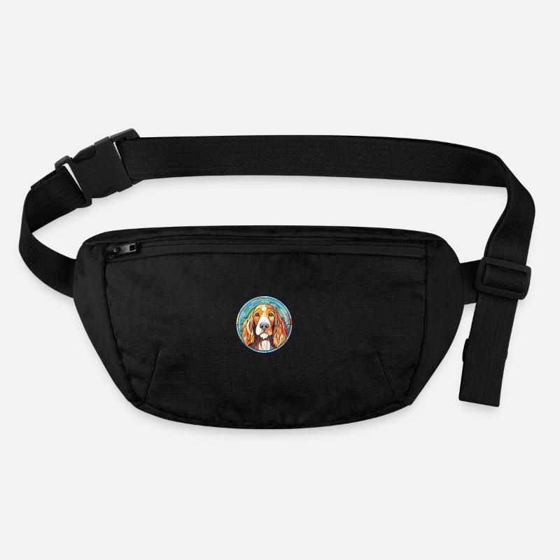 Allemand à poil dur pointer chien race aquarelle Sac banane recyclé Stanley/Stella