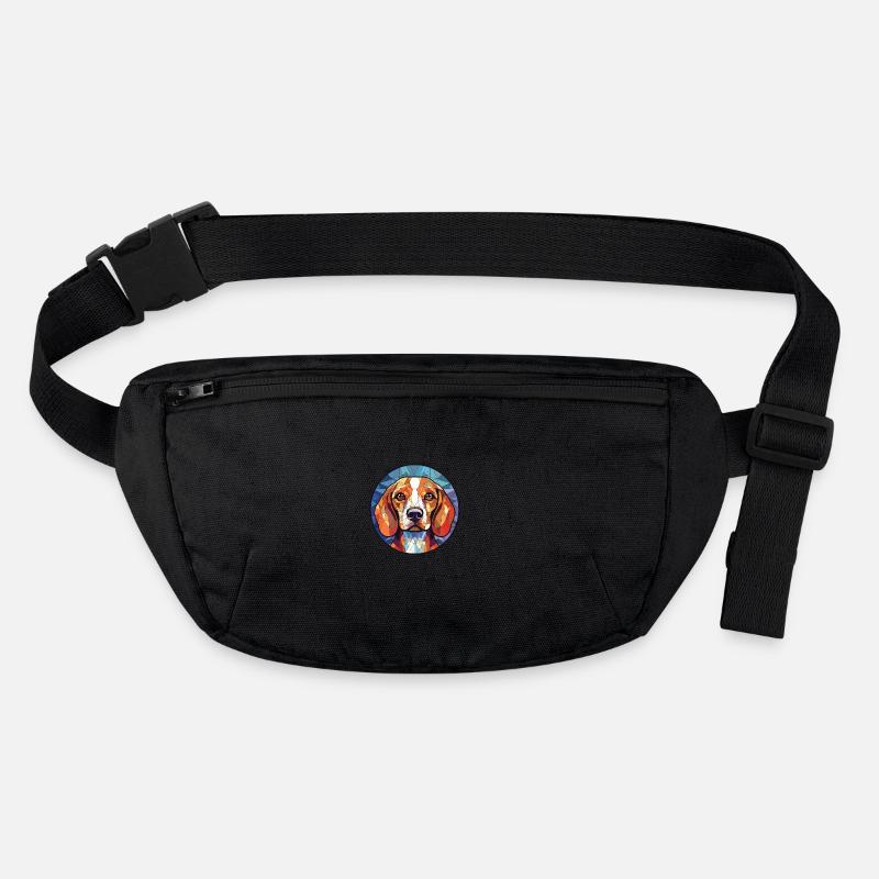 Beagle Harrier chien race aquarelle Illustration Sac banane recyclé Stanley/Stella