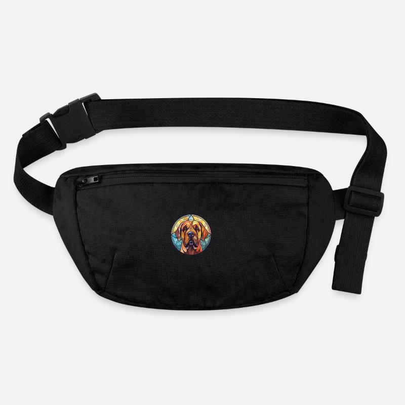 Mastiff espagnol race chien aquarelle Illustration Sac banane recyclé Stanley/Stella
