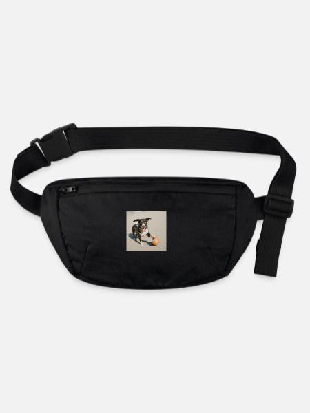 Rodger - Stanley/Stella recycled Hip Bag  - black - Front