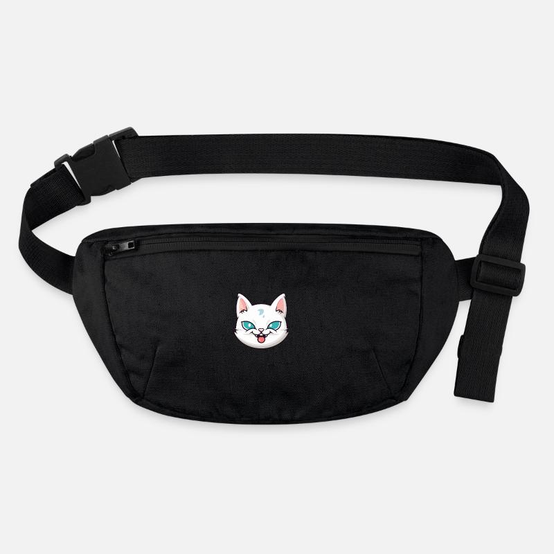 Burmilla chat dessin animé aquarelle illustration Sac banane recyclé Stanley/Stella