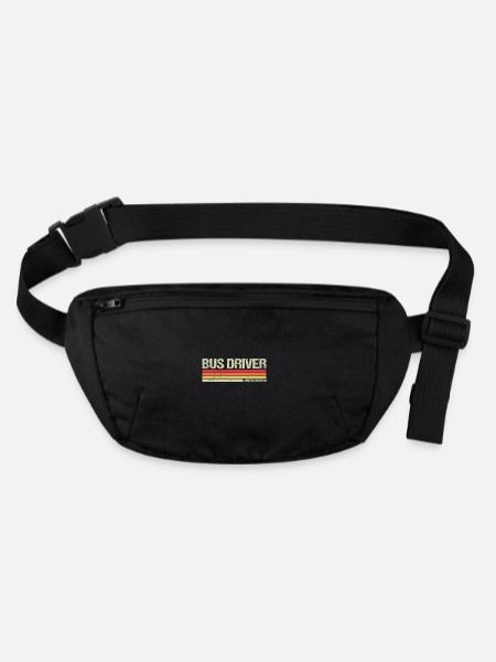 Bus Driver Limited Edition - Stanley/Stella recycelte Gürteltasche - Schwarz - Vorne