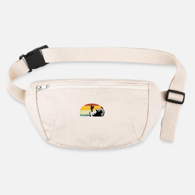 Hiking make me Happy you, not so much Stanley/Stella recycelte Gürteltasche