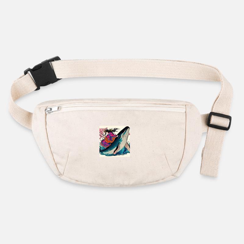 Whale Humpback Whale Japanese Stanley/Stella recycled Hip Bag 