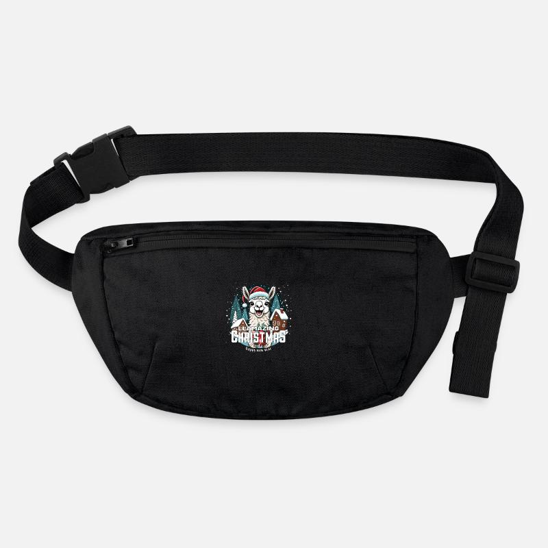 Weihnachtslama - llamazing Christmas Stanley/Stella recycelte Gürteltasche
