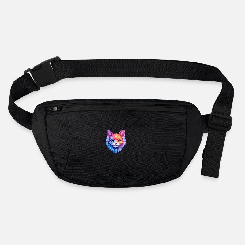 Selkirk Rex Cat Breed aquarelle dessin animé Kawaii Sac banane recyclé Stanley/Stella