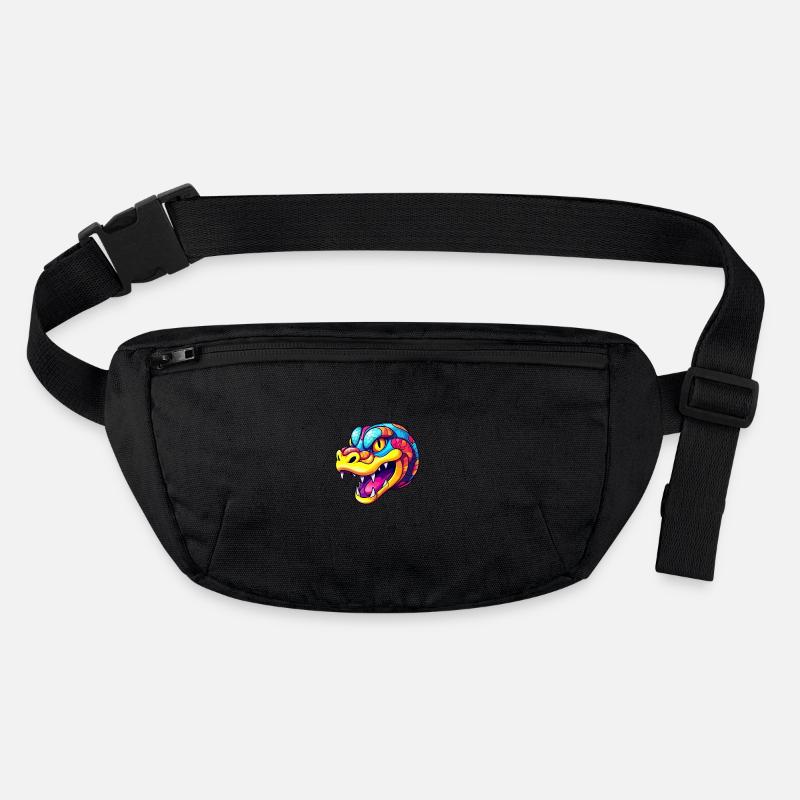 Serpent Aquarelle Colorée Dessin Animé Kawaii Animal Sac banane recyclé Stanley/Stella