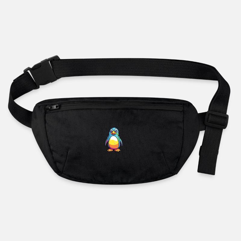 Pingouin Aquarelle Colorée Dessin Animé Kawaii Animal Sac banane recyclé Stanley/Stella