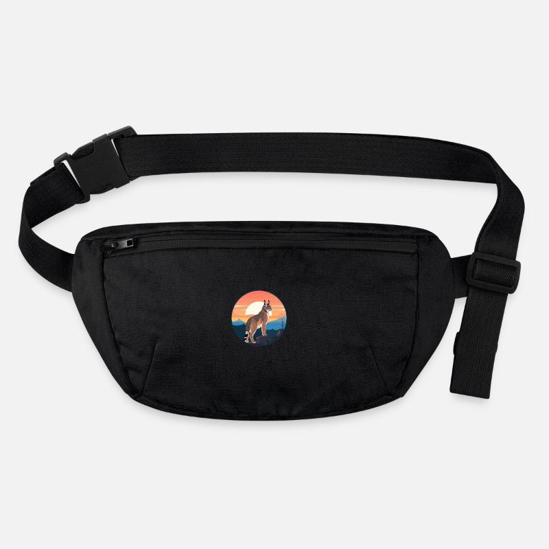 Lynx Aquarelle colorée Cartoon Kawaii Animal Sac banane recyclé Stanley/Stella