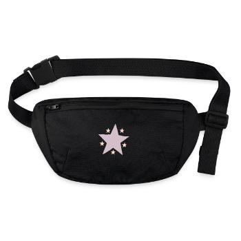 Étoile Pourpre - Sac banane recyclé Stanley/Stella - noir - Devant